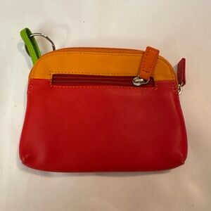 Colorful Leather Change purse & Card Holder